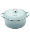 DENBY HERITAGE PAVILION CAST IRON 4.25 QT. COVERED CASSEROLE