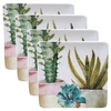 Certified International Cactus Verde 4-pc. Square Dinner Plate