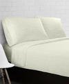 Ella Jayne Soft Heather Jersey Knit 4-pc. Sheet Set, Queen In Ivory