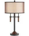 PACIFIC COAST PACIFIC COAST MODERN LODGE TABLE LAMP WITH TWO LIGHTS
