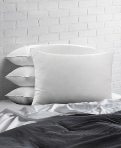 Ella Jayne Soft Plush Gel Fiber Filled Allergy Resistant Stomach Sleeper Pillow - Set Of Four - King In White