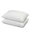 Ella Jayne Soft Plush Gusseted Soft Gel Filled Stomach Sleeper Pillow - Set Of Two - Standard In White