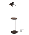 ADESSO OLIVER WIRELESS CHARGING TASK SHELF FLOOR LAMP