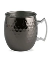 Thirstystone By Cambridge Black Faceted Moscow Mule Mug In Black