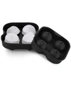 Thirstystone By Cambridge Silicone Sphere Ice Mold Tray In Black