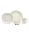 Baum Allure 16 Piece Dinnerware Set In Natural