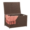 HOUSEHOLD ESSENTIALS LARGE WICKER STORAGE CHEST