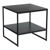 HOUSEHOLD ESSENTIALS 2-TIER SQUARE SIDE TABLE
