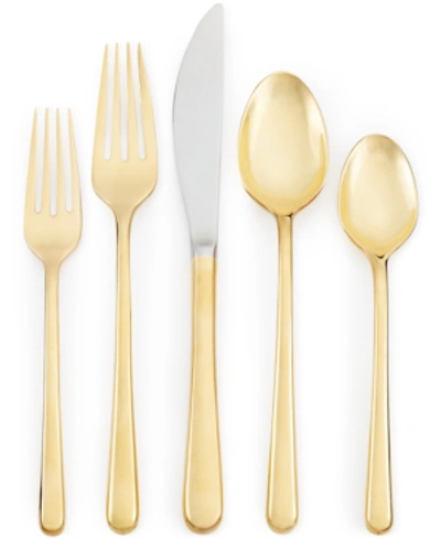 Cambridge Samantha Gold Mirror 20-piece Flatware Set, Service For 4