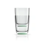 MARC NEWSON BY PALM TRITAN FOREVER-UNBREAKABLE HIGHBALL TUMBLER WITH GREEN NON-SLIP BASE, SET OF 2