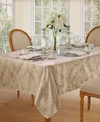 Elrene Barcelona Tablecloth, 60" X 120" In Beige (ecr