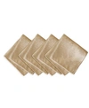 Elrene Barcelona Napkins, Set Of 4 In Beige (ecr