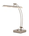 Adesso Esquire Led Desk Lamp In Brushed Steel