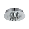 ELK LIGHTING PENDANT OPTIONS 12 LIGHT SMALL ROUND CANOPY IN POLISHED CHROME