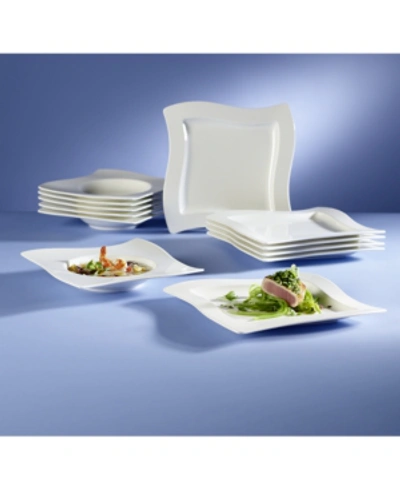 Villeroy & Boch New Wave 12-pc Dinnerware Set In White