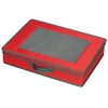 Household Essentials Holiday China Storage Tabletop Set Chest In Red