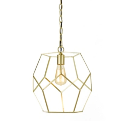 Aflighting Af Lighting Bellini One Light Pendant In Gold