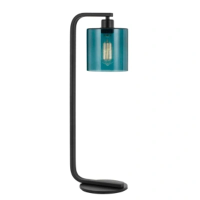 Aflighting Af Lighting Lowell Table Lamp In Teal