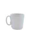 Vietri Lastra Collection Mug In Light Grey