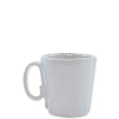 Vietri Lastra Collection Mug In Light Grey