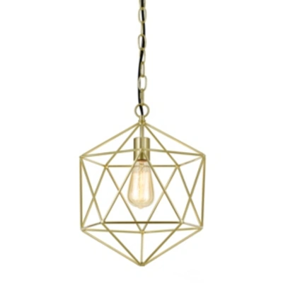 Aflighting Af Lighting Bellini One-light Chandelier In Gold