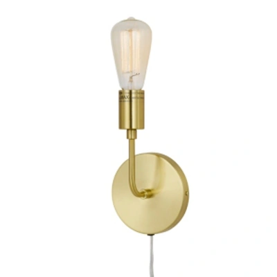 Aflighting Af Lighting Calla Single Wall Sconce In Gold