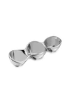 Nambe Triple Condiment Server In Metal