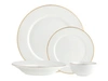 GODINGER INVENTURE GOLD 16-PC PLAIN DINNERWARE SET, SERVICE FOR 4