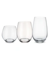 Villeroy & Boch Entree Stemless Wine 12-piece Set In Clear