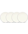 NORITAKE COLORWAVE MINI PLATE SET OF 4, 6.25''