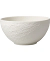 Villeroy & Boch Manufacture Rock Blanc Porcelain Bowl 14cm In White