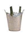 MIND READER COPPER PLATED GALVANIZED BEVERAGE TUB