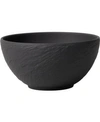 Villeroy & Boch Manufacture Rock Rice Bowl In Black