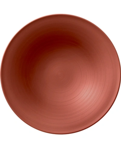 Villeroy & Boch Manufacture Glow Coupe Deep Plate In Copper Glow