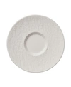 Villeroy & Boch Manufacture Rock Black Tea/coffee Cup Saucer In Blanc