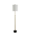Jonathan Y Crosby Adjustable Height Metal Led Floor Lamp In Gold
