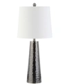 JONATHAN Y WELLS HAMMERED METAL LED TABLE LAMP