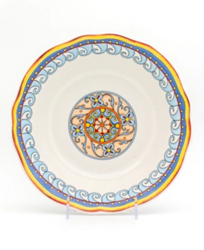 Euro Ceramica Duomo Large Vegetable Bowl In Multicolor