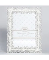 Lawrence Frames Jasmond Silver Metal Frame With Crystal Spray In Silver