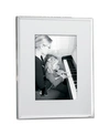 LAWRENCE FRAMES SILVER PLATED MATTED PICTURE FRAME