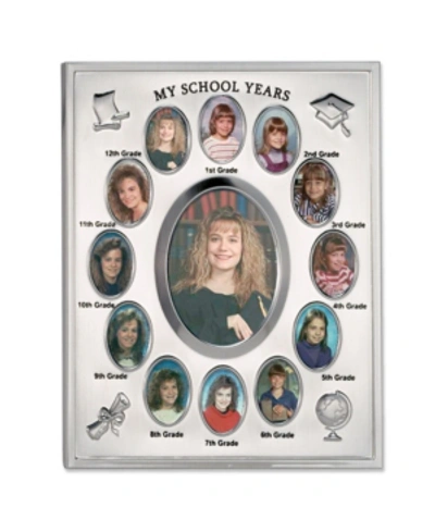 Lawrence Frames My School Years Silver Plated Multi Picture Frame