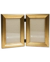 Lawrence Frames Hinged Double Sutter Burnished Gold Picture Frame In Gold