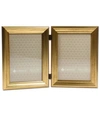 Lawrence Frames Hinged Double Sutter Burnished Gold Picture Frame In Gold