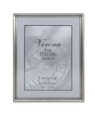 Lawrence Frames Antique Pewter Picture Frame In Silver