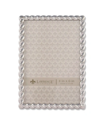 Lawrence Frames 710046 Silver Metal Rope Picture Frame