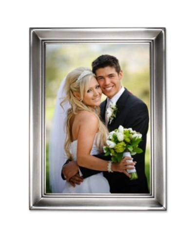 Lawrence Frames Brushed Pewter Metal Picture Frame In Silver