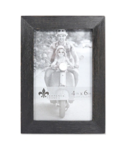 Lawrence Frames Charlotte Weathered Black Wood Picture Frame