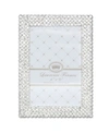 Lawrence Frames Juliet Silver Metal Frame With Crystals In Silver