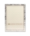 LAWRENCE FRAMES SILVER METAL PICTURE FRAME WITH LINEN PATTERN