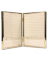 Lawrence Frames Hinged Double Simply Gold Metal Picture Frame In Gold